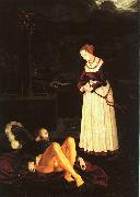 Hans Baldung Grien Pyramus and Thisbe oil painting